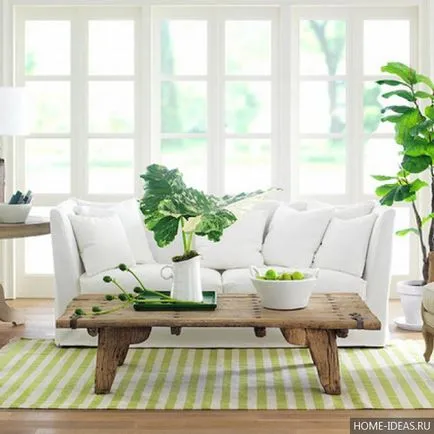 O combinație de interior verde cu designeri alte culori și sfaturi foto