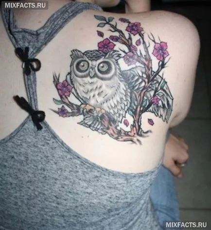 sensul Owl tatuaj și fotografii (bufnita) Owl sensul tatuaj și fotografii