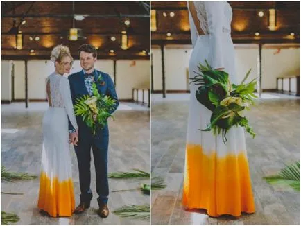 Bride 17 rochii moderne non-traditionale de nunta, care sunt relevante în acest sezon