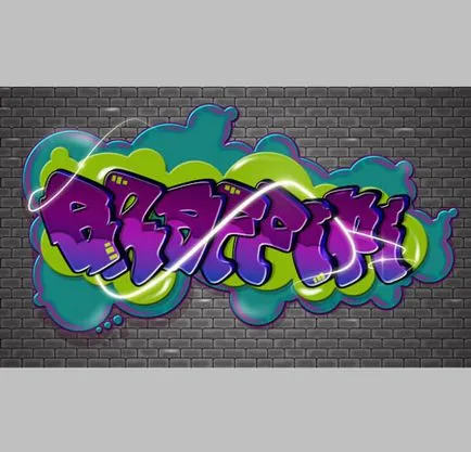 Crearea Graffiti text în Photoshop