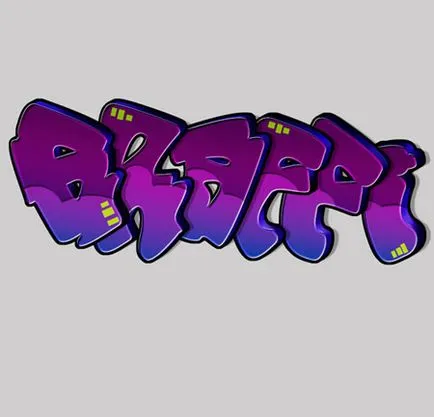Crearea Graffiti text în Photoshop