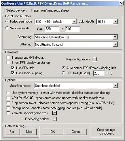 Articolul - un scurt ghid pentru configurarea ePSXe emulator (se deschide fereastra) Articolul - un scurt ghid pentru configurarea ePSXe emulator
