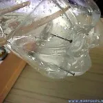 Construcția de modele de nave cu vele din sticle de plastic