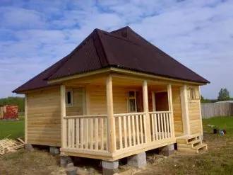 Construirea o baie în țară cu propriile mâini