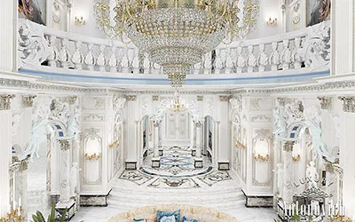 Stilul Empire în interior - proiectarea și crearea de idei foto