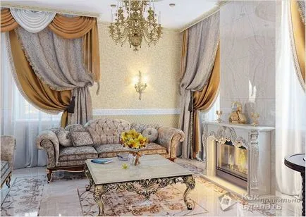 Stilul Empire în interior - în special stilul Empire (fotografii)