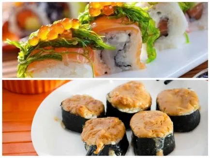 sushi role și consumate reci sau calde (role) Sushi rulouri și mâncat rece sau cald