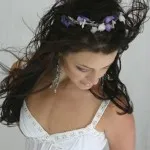 coafura nunta cu parul ei natural frumos, la modă (nunta) coafura nunta cu parul ei natural frumos, la modă