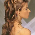 coafura nunta cu parul ei natural frumos, la modă (păr) coafura nunta cu parul ei natural frumos, la modă