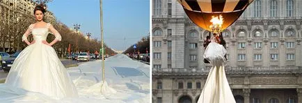 Rochia de mireasa cu un tren lung - populare tipuri și modele cu fotografie (tren) Rochia de mireasa cu un tren lung - populare tipuri și modele cu fotografii