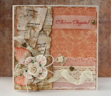 carduri de nunta cu mâinile lor și Quilling scrapbooking