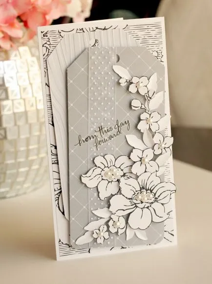 carduri de nunta cu mâinile lor și Quilling scrapbooking