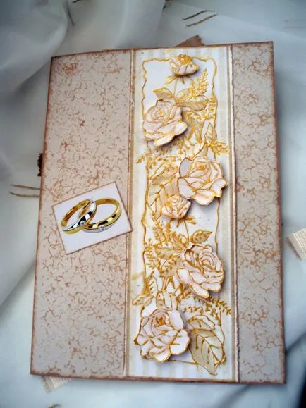 carduri de nunta cu mâinile lor și Quilling scrapbooking
