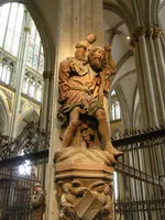 Saint cu un cap de câine