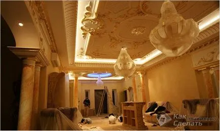 LED-uri plafon de iluminat cu mâinile sale - cum să facă iluminarea tavanului (iluminare din spate) LED-uri plafon de iluminat cu mâinile sale - cum să facă iluminarea tavanului