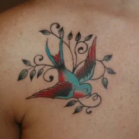 Rândunica sensul tatuaj - semnificația simbolului pentru fete si baieti (adica) Rândunica sensul tatuaj - semnificația simbolului pentru fete si baieti