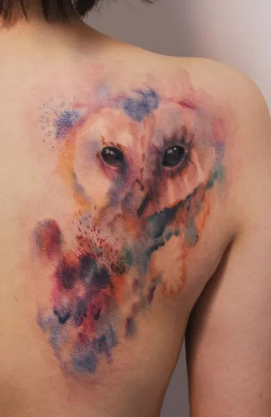Owl tatuaj - ceea ce înseamnă schițe tatuaj și fotografii