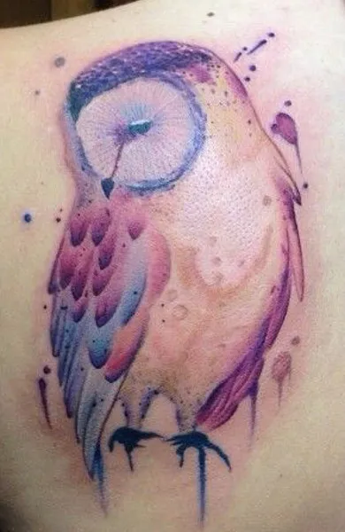 Owl tatuaj - ceea ce înseamnă schițe tatuaj și fotografii