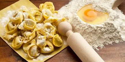 Aluat Ravioli pentru apa cu pas reteta acasă (ravioli aluat pentru acasă) Aluatul pentru acasă găluște pe apă pas cu pas reteta