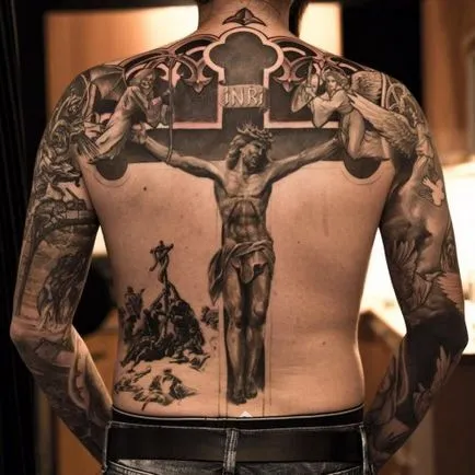 Tatuaj valoare închisoare transversală în limba de tatuaje penale (cruce) Tatuaj valoare închisoare transversală în limba de tatuaje penale