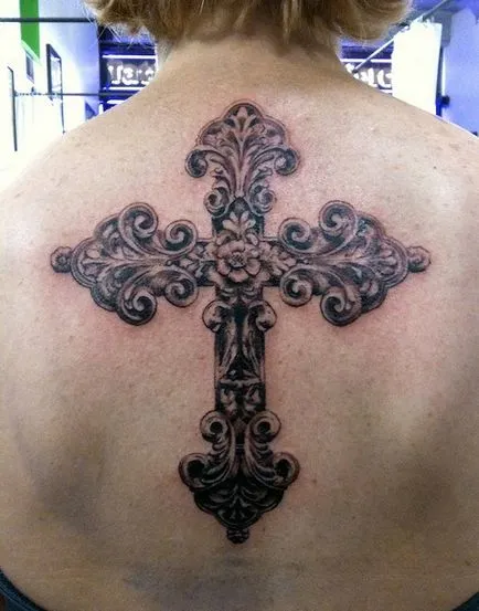 Tatuaj - valoare Cross și băieți, fete, valoarea de închisoare