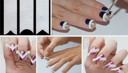 Planșe pentru unghii pentru a utiliza vinil airbrushing și ștanțare (manichiură) Planșe pentru unghii pentru a utiliza vinil airbrushing și ștanțare