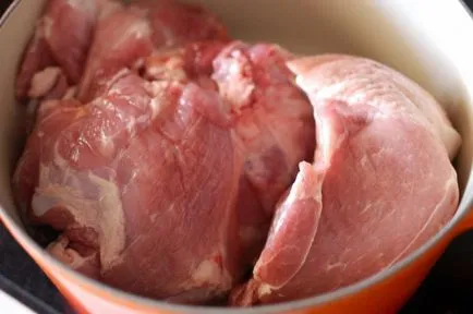 Tocană în casa de carne de porc - reteta (acasă) Tocană în casa de carne de porc - reteta