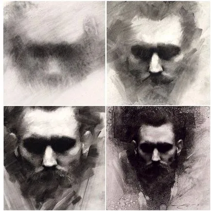 Învață să atragă portrete cărbune în arta Keysi Bo (Casey Baugh)