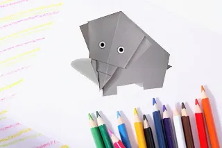 Lecții diagrame animale de hârtie Origami