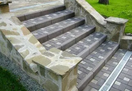 Instalarea borduri de trotuar cu mâinile (cu mâinile) Instalarea borduri pentru trotuar cu mâinile