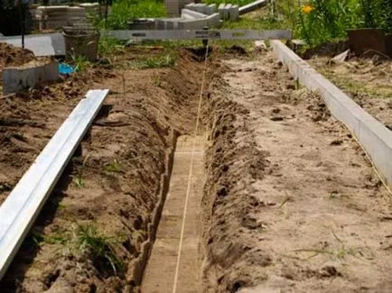 Instalarea bordurii pentru plăci de trotuar cu mâinile lor (set) Instalarea bordurii pentru plăci de trotuar cu mâinile lor