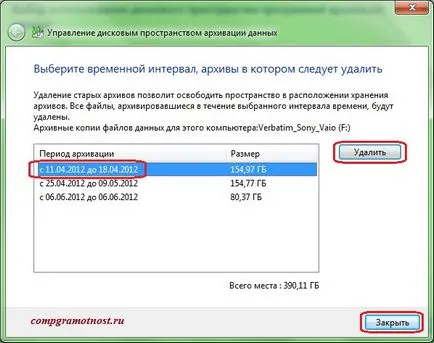 de gestionare a spațiului