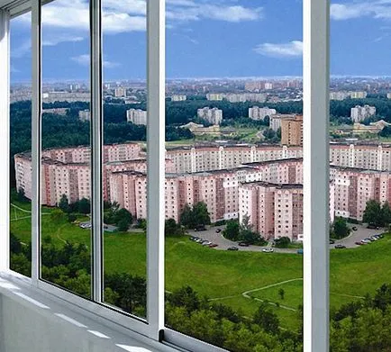 Setați cadrele balcon