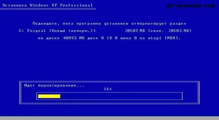 ferestre Instalarea sistemului de operare XP, alfabetizare de calculator