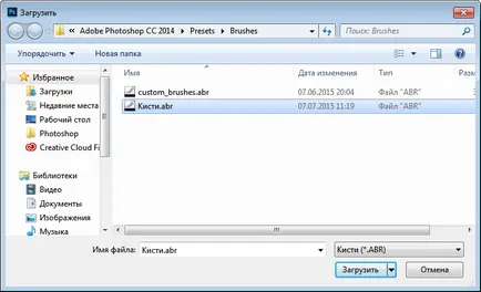 Perii de instalare în Photoshop