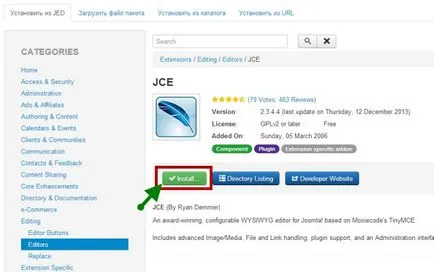 Instalarea extensii de joomla 3, pentru a crea un site cu joomla 3 (site) Instalarea extensii de joomla 3, pentru a crea un site cu joomla 3