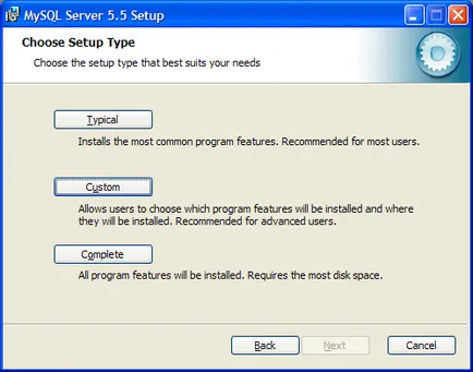 Instalare si configurare MySQL