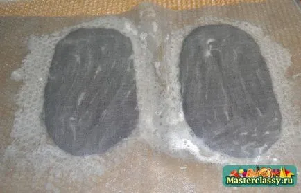 Împâslire papuci copii lână lui