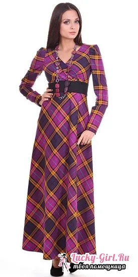 Rochie model cu un pas talie mare pas descriere a procesului