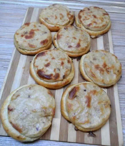 Shangi cartofi delicioase din aluat de drojdie - shangi modul de a găti cu cartofi în cuptor,