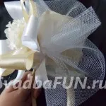 Castelul la nunta cu propriile sale mâini - decorate cu flori și panglici (castel) Castelul la nunta cu propriile sale mâini - decorate cu flori și panglici