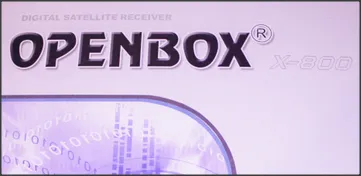 Canal și chei de turnare în openbox x-800, receptoare firmware (Biss) Și cheile canalului de turnare în openbox x-800, receptoare firmware