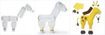 girafă Gânditor din sticle de plastic