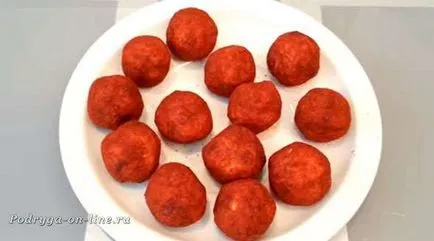 Snack brânză Raffaello este ușor de preparat, foarte gustoase și frumos