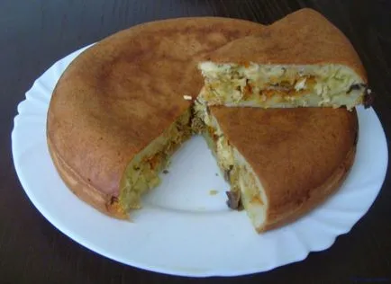 plăcintă de pui în aspic multivarka