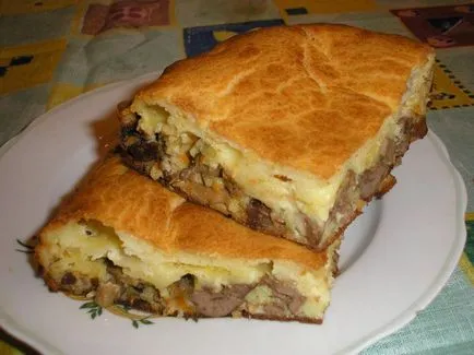 plăcintă de pui în aspic multivarka