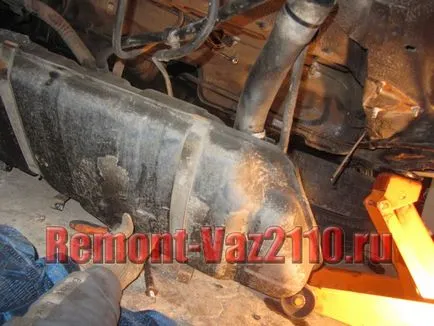 Înlocuirea rezervorului de gaz cu mâinile, vase de reparații 2110 (2110 2111 2112) Înlocuirea rezervorului de gaz cu mâinile lor de reparare 2110