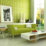 Verde, interior verde și de combinarea, lookcolor