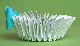 Hare pas de hârtie origami cu ghid pas al modulelor Hare și video