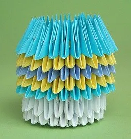 Hare pas de hârtie origami cu ghid pas al modulelor Hare și video